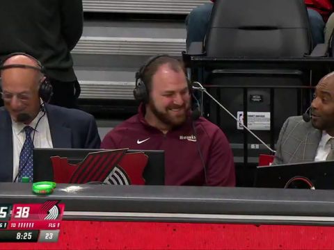 NBA常规赛：公牛vs开拓者第2节英文原声回放