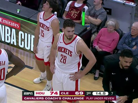 NBA常规赛：火箭vs骑士英文原声全场回放