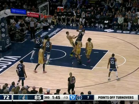 奇才vs森林狼第3节中文解说回放