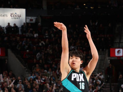 NBA常规赛开拓者vs公牛 杨瀚森全场出战8分钟拿下2分2板1助，正负值仅为-5