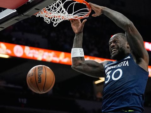 兰德尔vs奇才集锦 全面表现轰下32+10+6的准三双数据