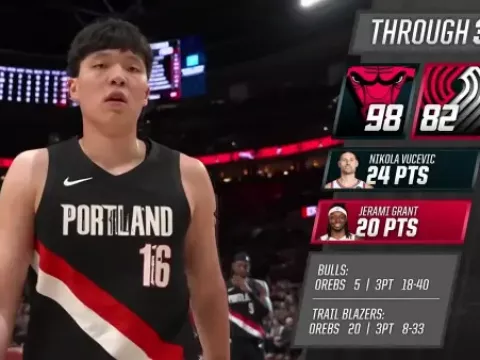 【全场回放】 开拓者vs公牛