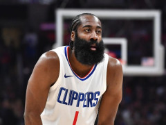 上赛季以来哈登的累计出场时间达到3290分钟！全联盟第三，仅次于布里奇斯和布克