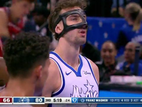 NBA常规赛：快船vs魔术第3节英文原声回放