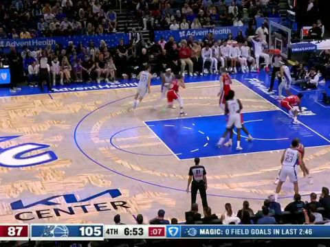 NBA常规赛：快船vs魔术第4节中文解说回放