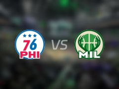 NBA常规赛76人vs雄鹿全场高清中文录像回放(2025年11月21日)