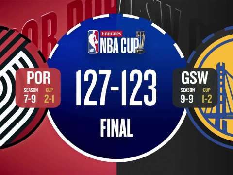 [微博全场集锦]🏀开拓者4人20+送勇士3连败！库里空砍38分 杨瀚森被DNP