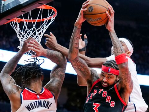 奇才110-140猛龙 猛龙4人得分上20大胜奇才以小组第一进入NBA杯下一轮