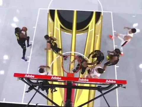 开拓者vs勇士第1节英文原声回放