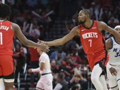 NBA杯小组赛火箭vs掘金 火箭首发阵容出炉！火箭变阵亚当斯提上首发阵容