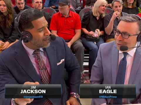 NBA杯小组赛西部C组：掘金vs火箭第1节中文解说回放