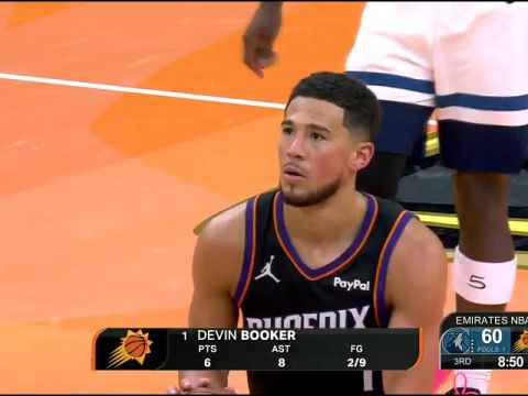 森林狼vs太阳第3节英文原声回放