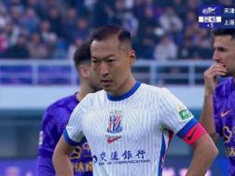 [进球视频]王献钧禁区内手球！吴曦主罚点球破门，申花2-0领先津门虎