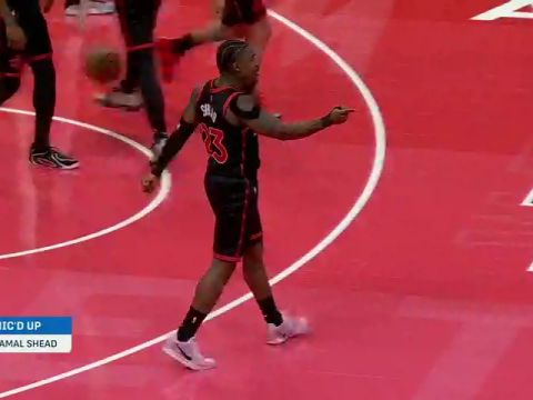 NBA杯小组赛东部A组：奇才vs猛龙第3节英文原声回放