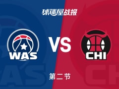 NBA常规赛：半场战罢，奇才以70-64领先公牛，基斯珀特15+1+2