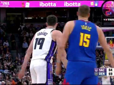 NBA常规赛：国王vs掘金英文原声全场回放