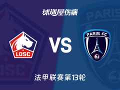 【法甲】里尔vs巴黎FC伤病名单最新(2025年11月24日)
