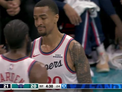 NBA常规赛：快船vs黄蜂英文原声全场回放