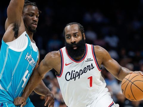 哈登vs黄蜂集锦 狂砍55+7飙中10记三分球