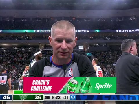 NBA常规赛：活塞vs雄鹿第2节英文原声回放