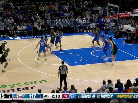 开拓者vs雷霆第4节英文原声回放