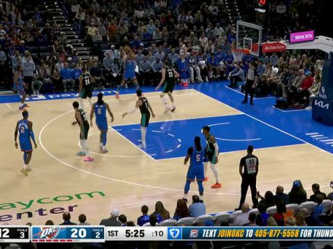 开拓者vs雷霆第1节中文解说回放