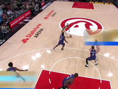 黄蜂vs老鹰第4节中文解说回放