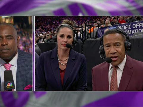 NBA常规赛：森林狼vs国王第4节英文原声回放