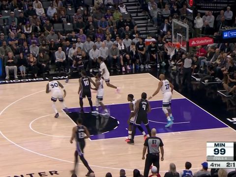 蒙克vs森林狼集锦 全场拿下22分进攻端全面发挥守护主场