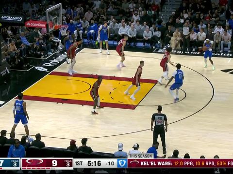 韦尔vs独行侠集锦 全场拿下20+18攻防两端打出全面表现