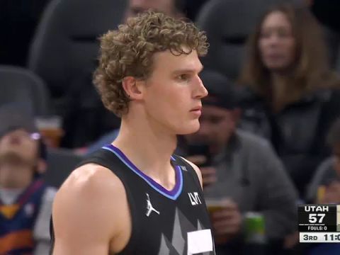 NBA常规赛：爵士vs勇士第3节中文解说回放