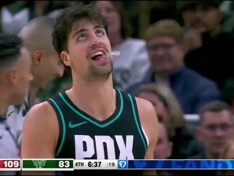 开拓者vs雄鹿第4节中文解说回放