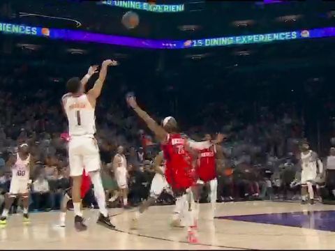 NBA常规赛：火箭vs太阳第1节英文原声回放