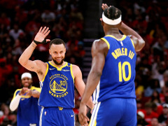 NBA常规赛勇士vs爵士 勇士首节比赛仅得26分 第二节狂砍41分净胜爵士21分！