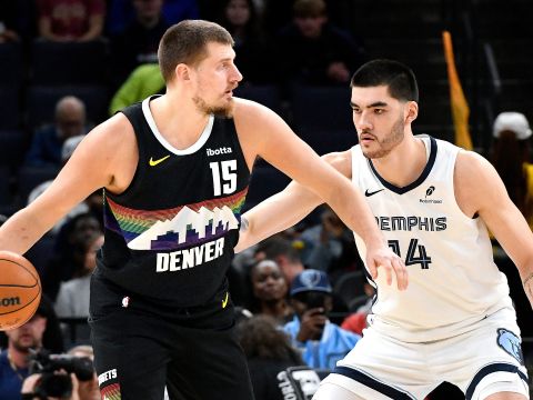 掘金125-115灰熊 约基奇经济三双掘金有惊无险拿下胜利