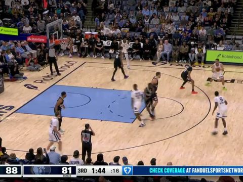 NBA常规赛：掘金vs灰熊中文解说全场回放