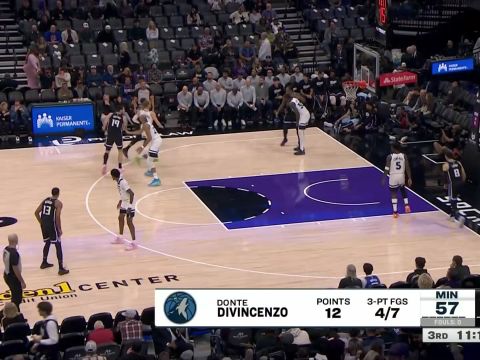 德罗赞vs森林狼集锦 全场33分关键时刻稳定表现助国王取胜