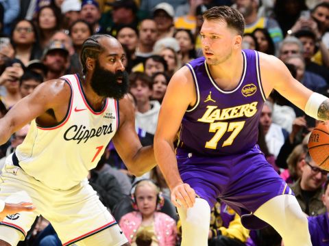 快船vs湖人精华回放 东契奇轰43+准三双助湖人晋级淘汰赛