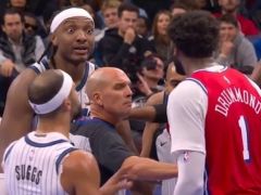 火爆！76人魔术大规模冲突6T+1驱逐 庄神坏笑+萨格斯黯然离场