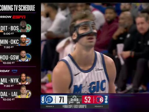 魔术vs76人第2节英文原声回放