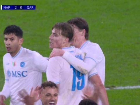 [进球视频]再下一城！麦克托米奈转身打门，击中扬科维奇折射入网