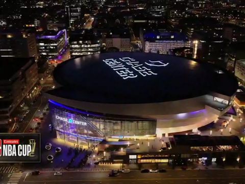 NBA杯小组赛：火箭vs勇士英文原声全场回放