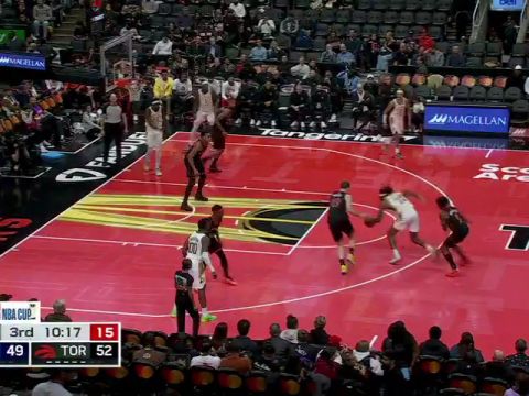 步行者vs猛龙第3节英文原声回放