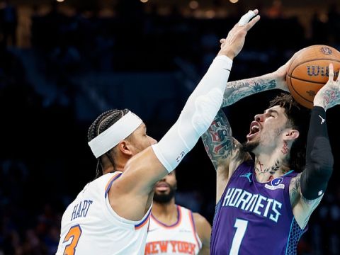 尼克斯129-101黄蜂 布伦森33分拉梅洛-鲍尔仅得11分状态奇差