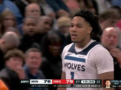 森林狼vs雷霆第4节中文解说回放