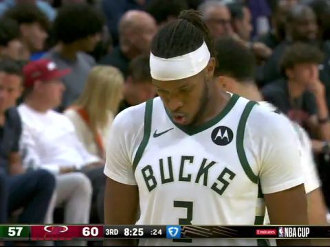 雄鹿vs热火英文原声全场回放