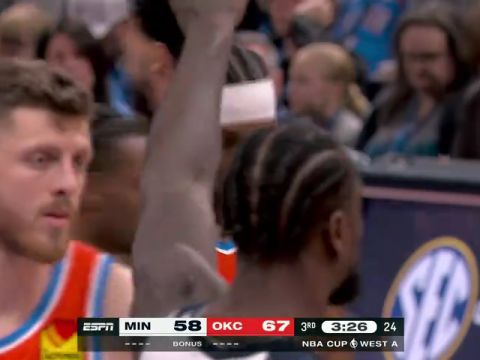 森林狼vs雷霆第3节中文解说回放