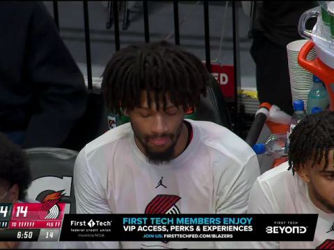 NBA杯小组赛西部C组：马刺vs开拓者第1节英文原声回放