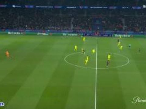 [欧冠全场集锦]欧冠-维蒂尼亚戴帽卢卡斯染红穆阿尼2射1传 巴黎5-3热刺