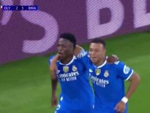 [进球视频] 姆总无敌了！姆巴佩破门上演大四喜！维尼修斯戏耍过人助攻！